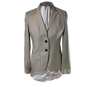 Banana Republic Cream Fitted Blazer Preppy Blazer Spring 2009